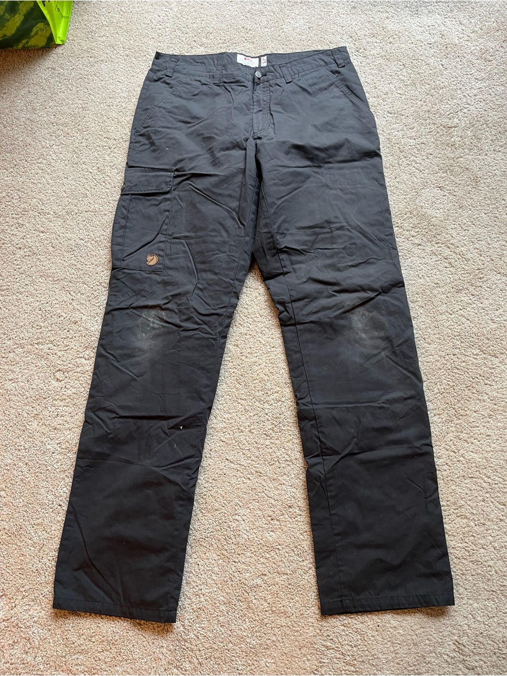 Fjallraven Insulated Pants Size 36 Grey